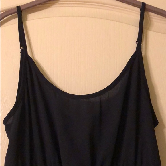 Navy & Peach dress - Picture 3 of 4